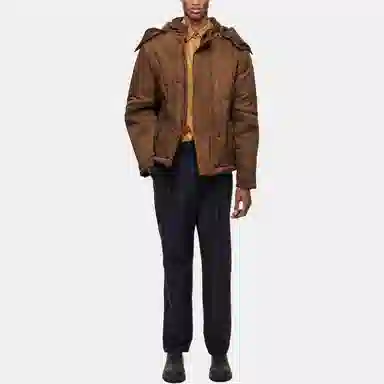 A-COLD-WALL* Nylon Hooded Jacket Brown