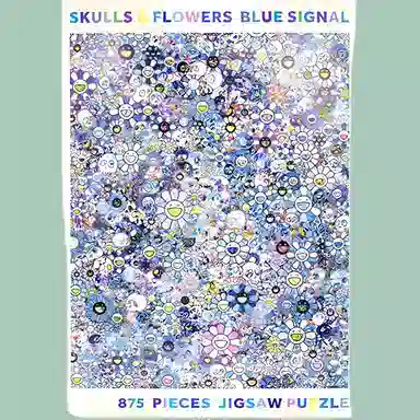 Murakami Takashi skullsflowers