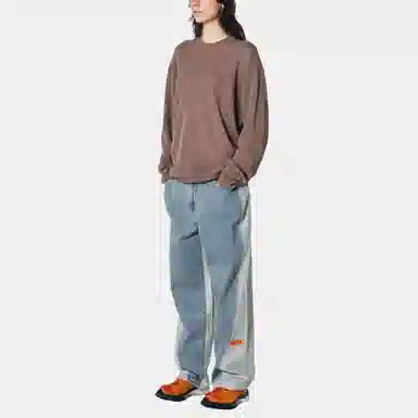 SCULPTOR Striped Mesh Sweater