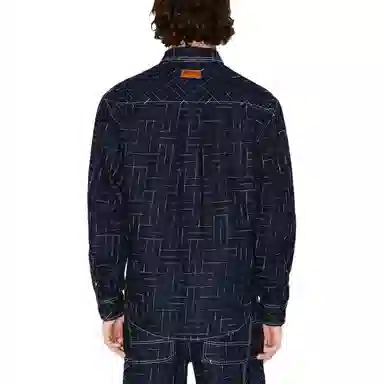 KENZO Weave Long Sleeve Shirt