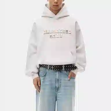 Alexander Wang FW23 Hoodie Heather Grey