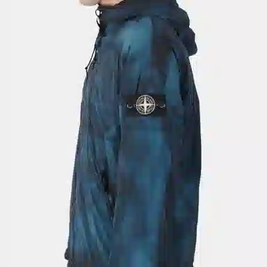 Stone Island Skin Touch Nylon-TC Jacket Blue Mix