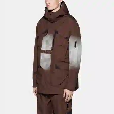 A-COLD-WALL* FW22 Gradient Print Zip Hoodie Brown