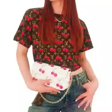 Louis Vuitton LV x TM Cherry Blossom Slim Fit T-Shirt