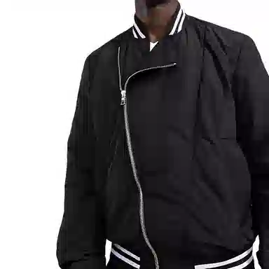 Balmain FW21 Logo Bomber Jacket Black