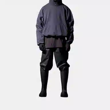 YEEZY x Gap x Balenciaga Logo Hoodie Black