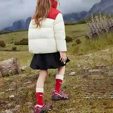 鸭鸭 云朵系列 柔软简约保暖羽绒服 青少年