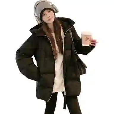 美洋 奶泡鹅绒防泼水面包羽绒服 女款