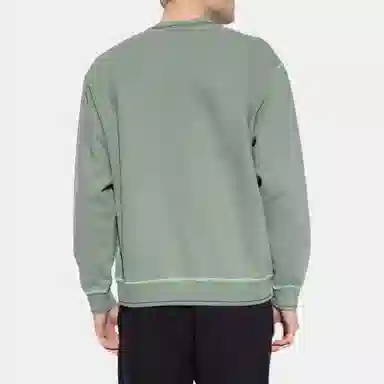 Stone Island Logo Crewneck Sweatshirt Green