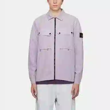 Stone Island FW23 Organic Cotton Shirt Lavender