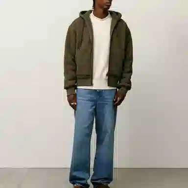 Stussy FW25 FW25 BONDED SHERPA HOODIE logo