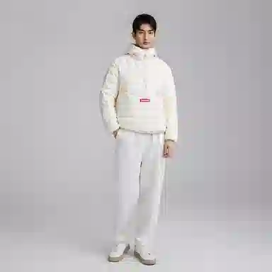 Supreme Micro Down Half Zip Hooded Pullover
