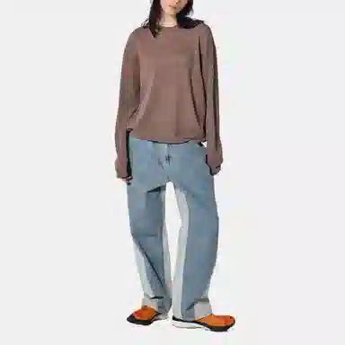 SCULPTOR Striped Mesh Sweater