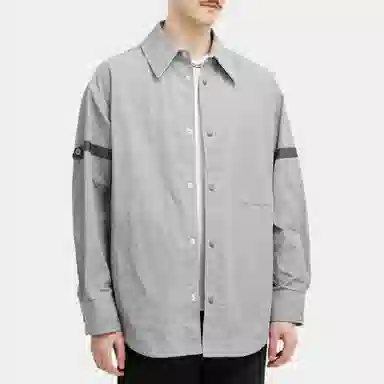 Thom Browne SS24 Grey Striped Shirt