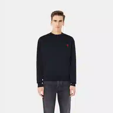 AMIPARIS SS21 Logo Crewneck Sweatshirt Black