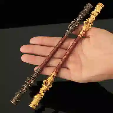 华髻 如意金箍棒 新中式复古 国风小众高级感招财转运情怀 合金 首饰配件 男女同款情侣款