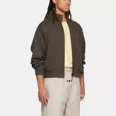 Fear of God Essentials Off Black Jacket