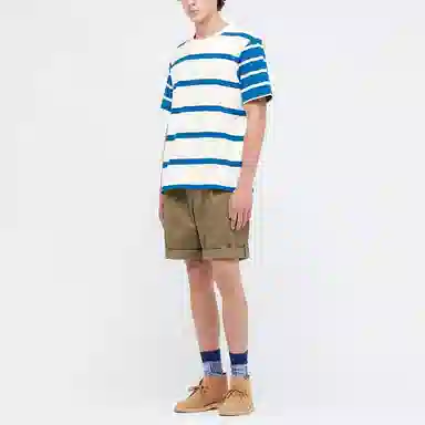 UNIQLO x JW Anderson Striped Crewneck Tee Off White