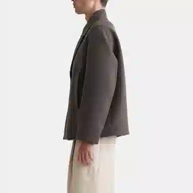 COS Double-Breasted Coat Short