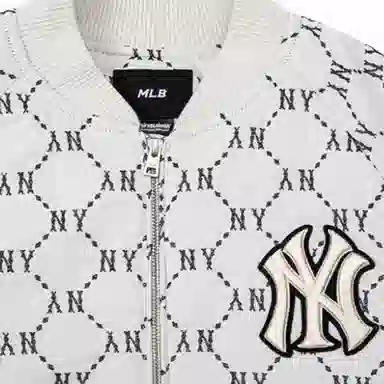 MLB FW22 Logo Jacket White