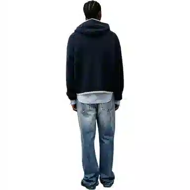 Stussy Wales Bonner FW25 CASHMERE HOODIE logo