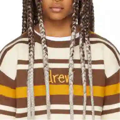 Drew House SS22 Brown stripe