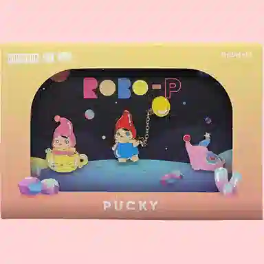 POP MART PUCKY BTS Amusement Park Limited Badge