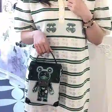 蒽薆 星际熊联名女包原创设计小众潮流手提包斜挎包