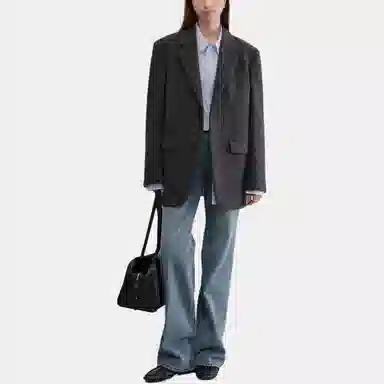 Dunst RELAXED FLARE JEANS CLASSIC BLUE