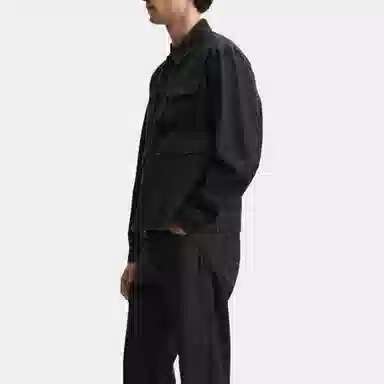 ZARA Loose Denim Jacket Black