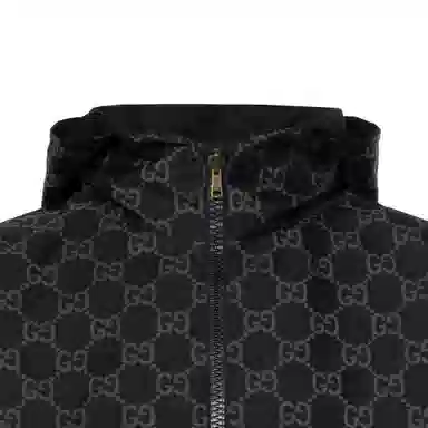 Gucci FW23 Letter Logo Jacket Black