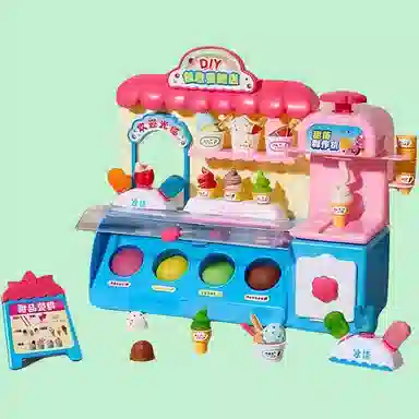 乐乐鱼 奶油胶制作仿真生日蛋糕 玩具