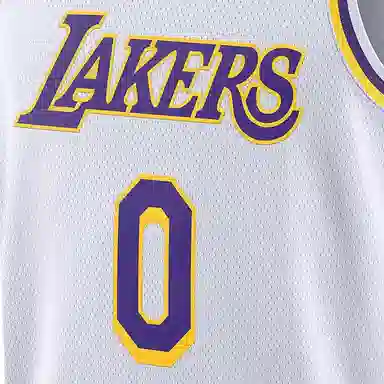 Nike NBA Lakers Westbrook Jersey White