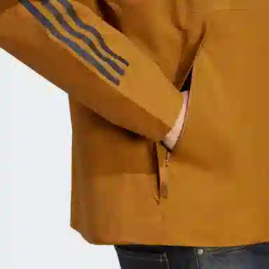 adidas Bsc 3-Stripes Rain.Rdy Jacket Logo