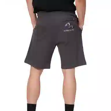 EVISU Ukiyo-e Seagull Logo Shorts Dark Grey