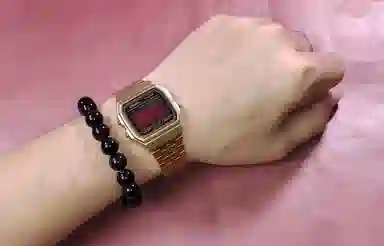 CASIO F-91WM-9A Gold Resin