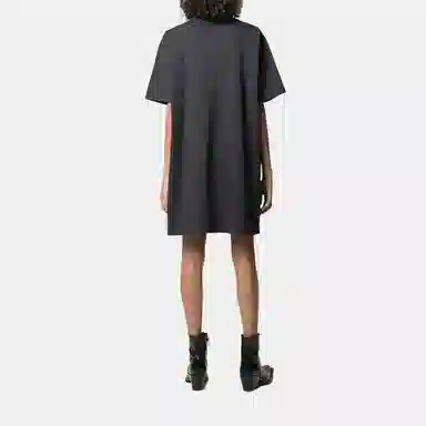Acne Studios FW21 Logo T-Shirt Dress Black