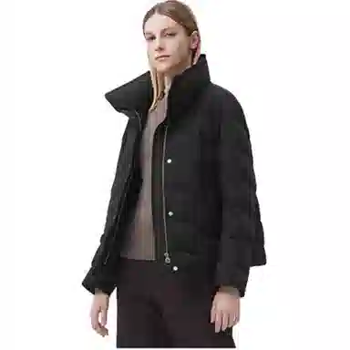 坦博尔 鹅绒无缝直充简约立领羽绒服 女款