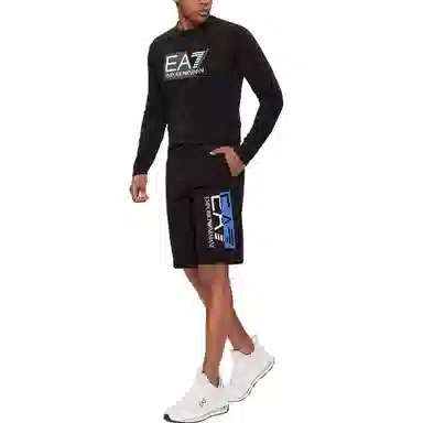 Emporio Armani Logo Lace-Up Shorts