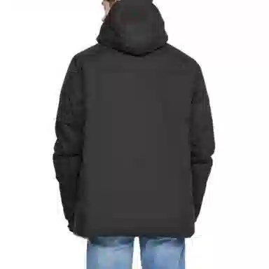 PUMA Logo Zip Hoodie Down Jacket Black