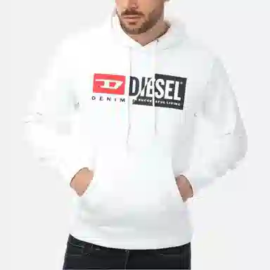 DIESEL Hoodie White