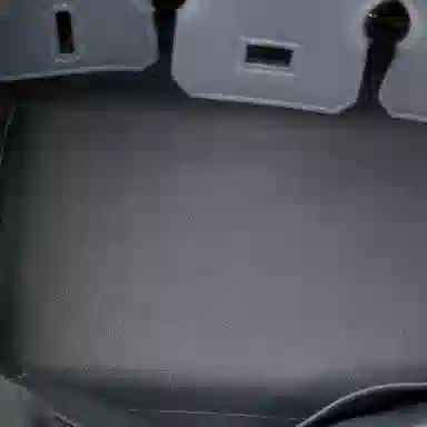 HERMES Birkin 25 H0 Gris misty SwiftToile H