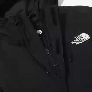 The North Face Logo Zip Hoodie Jacket Black