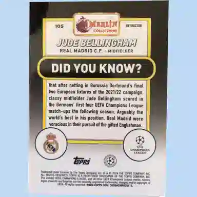 Topps 23-24 Merlin chrome