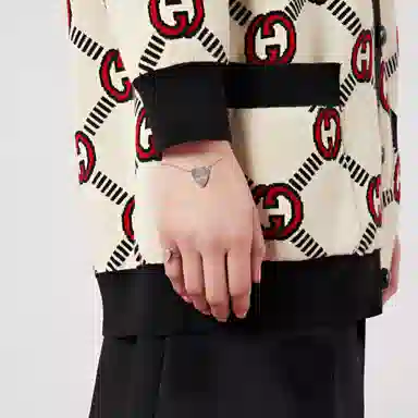 Gucci Heart Pendant Bracelet