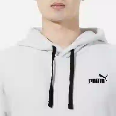 Puma Polar Fleece Hoodie Light Grey