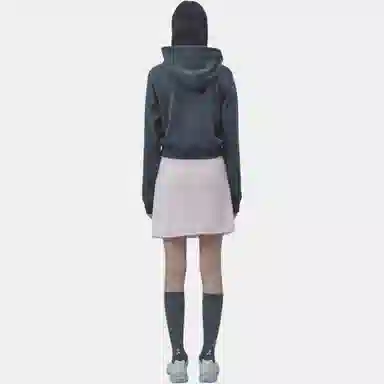 RestRecreation FW25 ZIG ZAG STITCH CROPPED HOOD