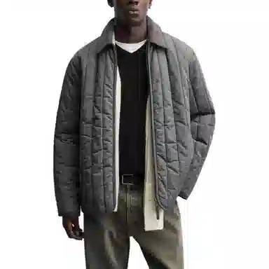 ZARA Slim Fit Patchwork Cotton Jacket