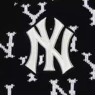 MLB Vintage Knit Cardigan Black
