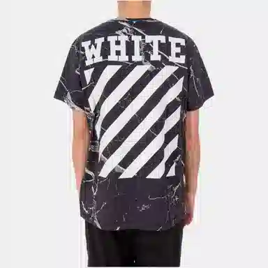OFF-WHITE Marble Print T-Shirt